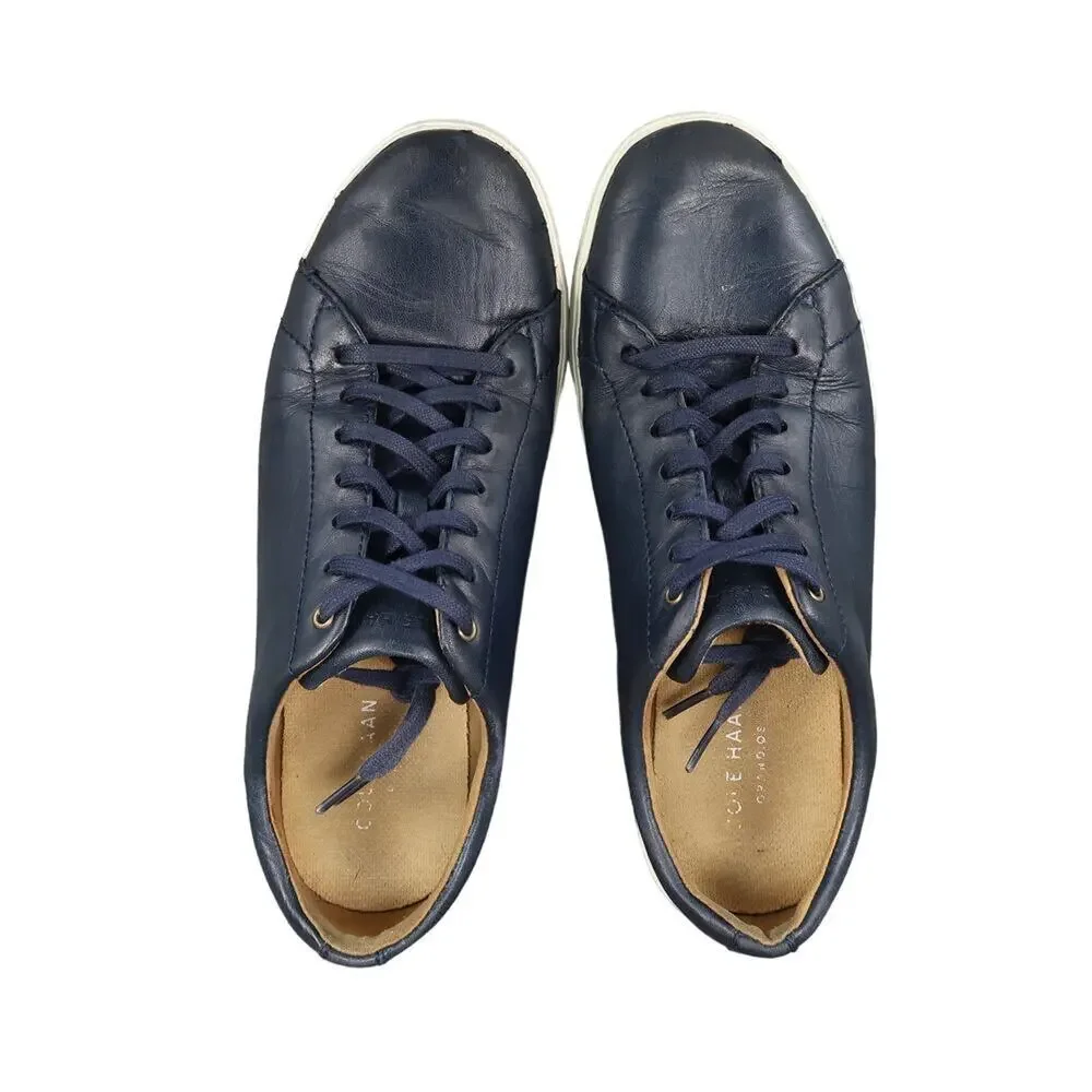 Cole Haan Shoes Men 10 Sneaker Oxford Grand Os Crosscourt Leather Lace Up Casual